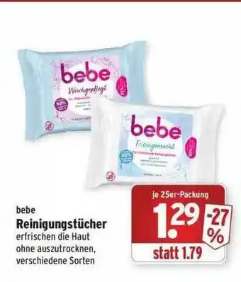 Wasgau Bebe Reinigungstücher Angebot