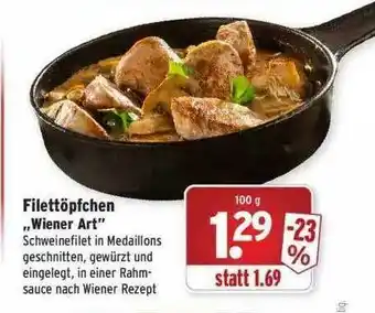 Wasgau Filettöpfchen „wiener Art” Angebot