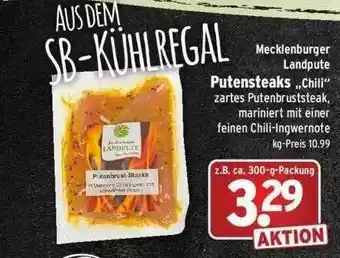 Wasgau Putensteaks „chili” Angebot