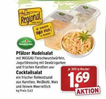 Wasgau Pfälzer Nudelsalat Oder Cocktailsalat Angebot