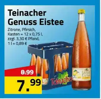 Logo Getränkemarkt Teinacher Genuss Eistee Angebot