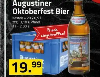 Logo Getränkemarkt Augustiner Oktoberfest Bier Angebot