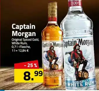 Logo Getränkemarkt Captain Morgan Original Spiced Gold White Rum Angebot