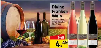 Logo Getränkemarkt Divino Franken Wein Angebot