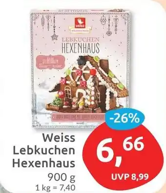 Budni Weiss Lebkuchen Hexenhaus 900g Angebot