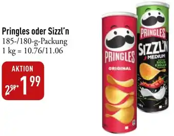 Galeria Markthalle Pringles oder Sizzl'n 185/180 g Packung Angebot