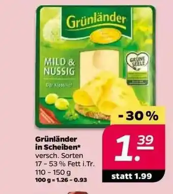 NETTO Grünländer In Scheiben Angebot