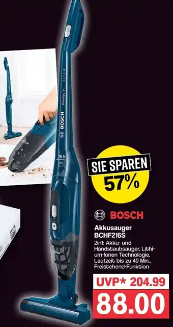 Famila Nord West BOSCH Akkusauger BCHF216S Angebot