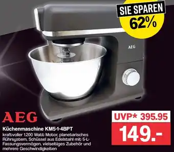 Famila Nord West AEG Küchenmaschine KM5-1-4BPT Angebot