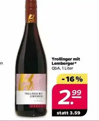 NETTO Trollinger Mit Lemberger Qba Angebot