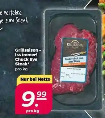 NETTO Grillsaison - Iss Immer! Chuck Eye Steak Angebot