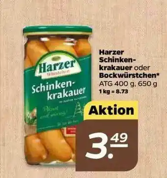 NETTO Harzer Schinken-krakauer Oder Bockwürstchen Angebot