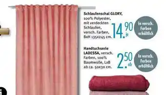 Trends Möbel Schaufenschal Glory Handtuchserie Ladessa Angebot