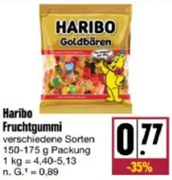 nah & gut Haribo Fruchtgummi 150-175 g Packung Angebot