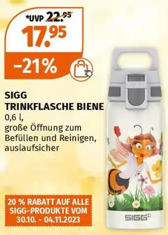 Müller SIGG TRINKFLASCHE BIENE 0,6 L Angebot