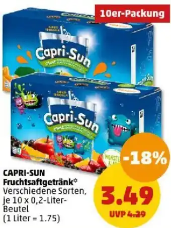 PENNY CAPRI-SUN Fruchtsaftgetränk 10 x 0,2-Liter Beutel Angebot