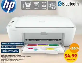 PENNY hp All-in-one-Drucker DESK JET 2710e Angebot