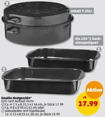 PENNY Emaille-Bratgeschirr Angebot