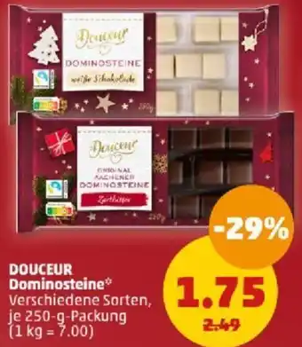 PENNY DOUCEUR Dominosteine 250 g Packung Angebot