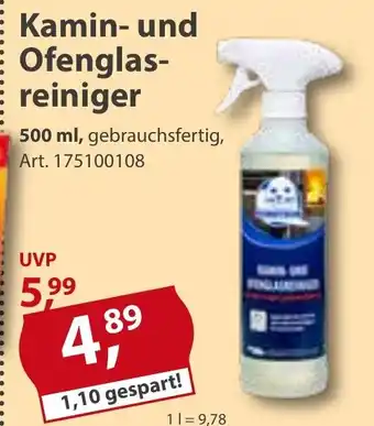 Sonderpreis Baumarkt Kamin- und Ofenglasreiniger 500ml Angebot