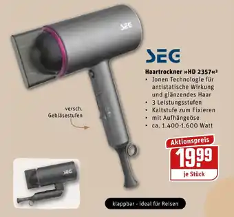 REWE Center Seg Haartrockner HD 2357 Angebot