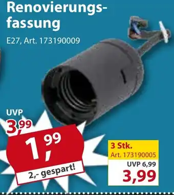 Sonderpreis Baumarkt Renovierungsfassung Angebot