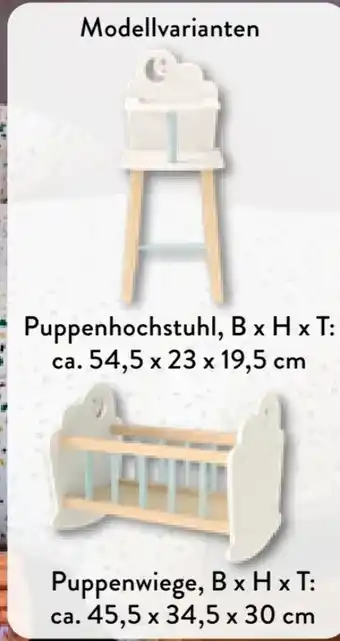 Aldi Nord Holz-puppenmöbel Angebot