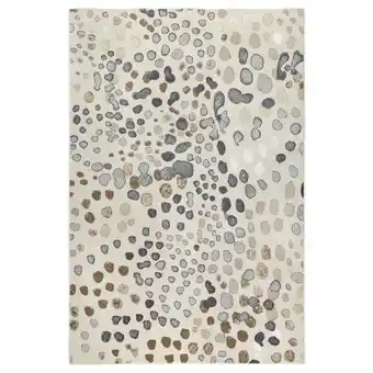 IKEA Dubbelfil teppich kurzflor punkte/beige 160x230 cm Angebot