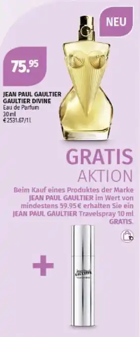 Müller JEAN PAUL GAULTIER GAULTIER DIVINE Eau de Parfum 30ml Angebot