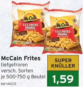 CAP Markt McCain Frites 500-750 g Beutel Angebot