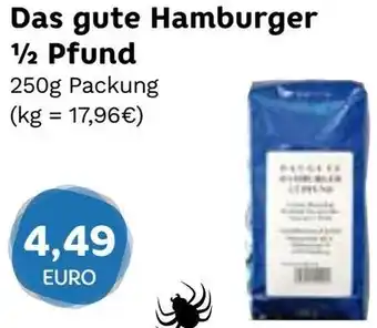 Edeka Niemerszein Das gute Hamburger 1/2 Pfund 250 g Packung Angebot