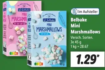Lidl Belbake Mini Marshmallows 45 g Angebot