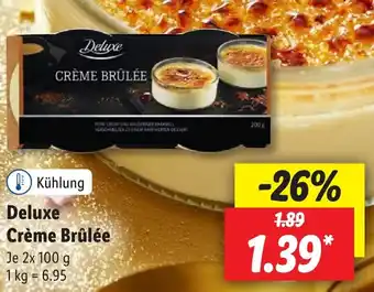 Lidl Deluxe Crème Brûlée 2x100 g Angebot