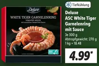 Lidl Deluxe ASC White Tiger Garnelenring mit Sauce 300 g Angebot