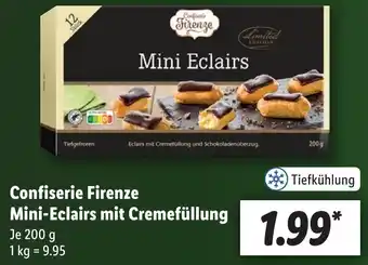 Lidl Confiserie Firenze Mini-Eclairs mit Cremefüllung 200 g Angebot