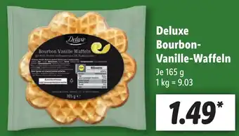 Lidl Deluxe Bourbon-Vanille Waffeln 165 g Angebot