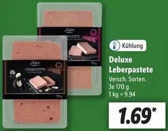 Lidl Deluxe Leberpastete 170 g Angebot