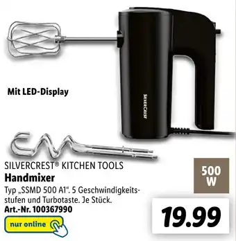 Lidl SILVERCREST KITCHEN TOOLS Handmixer SSMD 500 A1 Angebot