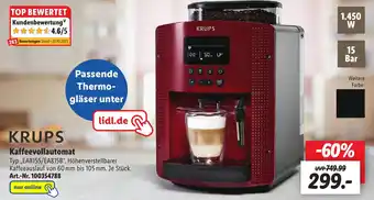 Lidl KRUPS Kaffeevollautomat ,,EA8155/EA815B" Angebot