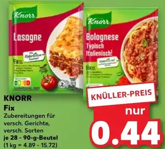 Kaufland KNORR Fix 28- 90 g Beutel Angebot