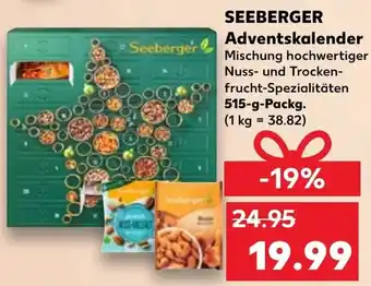 Kaufland SEEBERGER Adventskalender 515 g Packg. Angebot