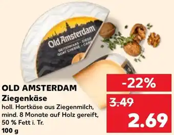 Kaufland OLD AMSTERDAM Ziegenkäse 100 g Angebot