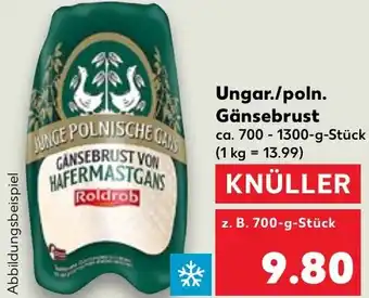 Kaufland Ungar./poln. Gänsebrust 700 g Stück Angebot