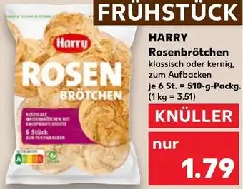 Kaufland HARRY Rosenbrötchen 510 g Packg. Angebot