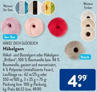 Aldi Süd HÄKEL' DICH GLÜCKLICH Häkelgarn Angebot