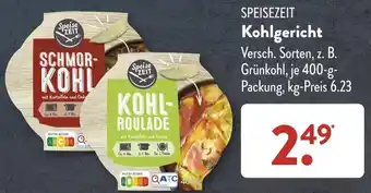 Aldi Süd SPEISEZEIT Kohlgericht 400 g Packung Angebot