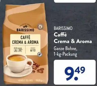 Aldi Süd BARISSIMO Caffè Crema & Aroma 1-kg Packung Angebot