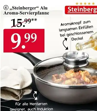 Woolworth Steinberger Alu Aroma Servierpfanne Angebot