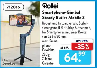 Aldi Süd Rollei Smartphone Gimbal Steady Butler Mobile 3 Angebot