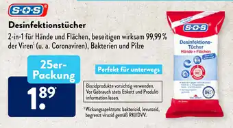 Aldi Süd Desinfektionstücher Angebot